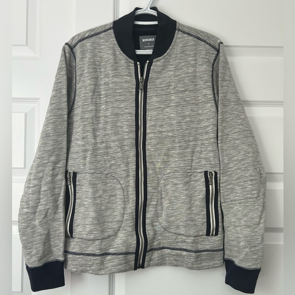 Bonobos Wool blend Zip-Up Bomber Jacket - Picture 1 of 5